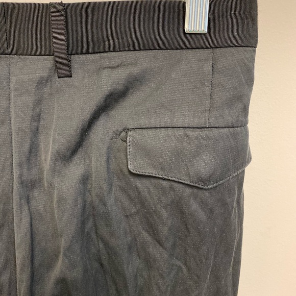 LANVIN Black Cotton Trousers SZ 44 - Picture 5 of 8